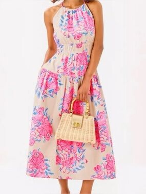 NWT Lilly Pulitzer 14 TALULLAH MAXI DRESS in “So Clawsome” MSRP $268 NWT sz 14